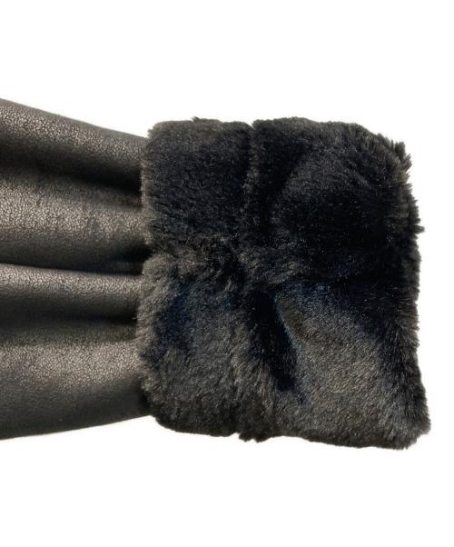 The Duffer of ST.George（ザ ダファーオブセントジョージ）The DUFFER of ST.GEORGE (ザ ダファーオブセントジョージ) フェイクムートンジャケット ブラック サイズ:Ｓの古着・服飾アイテム