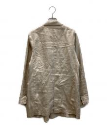 YANUK（ヤヌーク）の古着「リネンジャケット」｜ベージュ