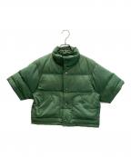 SIERRA DESIGNS×BEAMS BOYシエラデザインズ×ビームスボーイ）の古着「ショートスリーブ ダウン ジャケット」｜グリーン