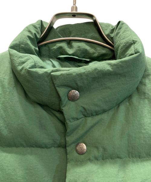 SIERRA DESIGNS（シエラデザインズ）SIERRA DESIGNS (シエラデザインズ) BEAMS BOY (ビームスボーイ) ショートスリーブ ダウン ジャケット グリーン サイズ:Mの古着・服飾アイテム