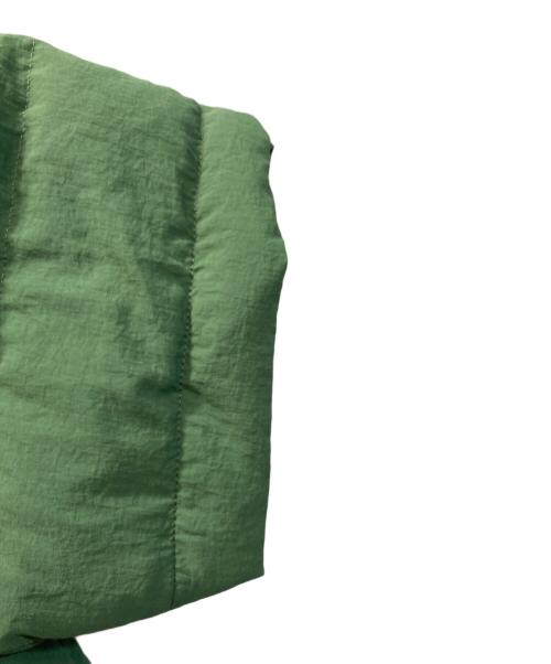 SIERRA DESIGNS（シエラデザインズ）SIERRA DESIGNS (シエラデザインズ) BEAMS BOY (ビームスボーイ) ショートスリーブ ダウン ジャケット グリーン サイズ:Mの古着・服飾アイテム