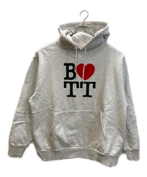 BoTT（ボット）BoTT (ボット) LOVE BOTT Pullover Hood Sweatshirt/ボット プルオーバーフーディ スウェット グレー サイズ:XLの古着・服飾アイテム