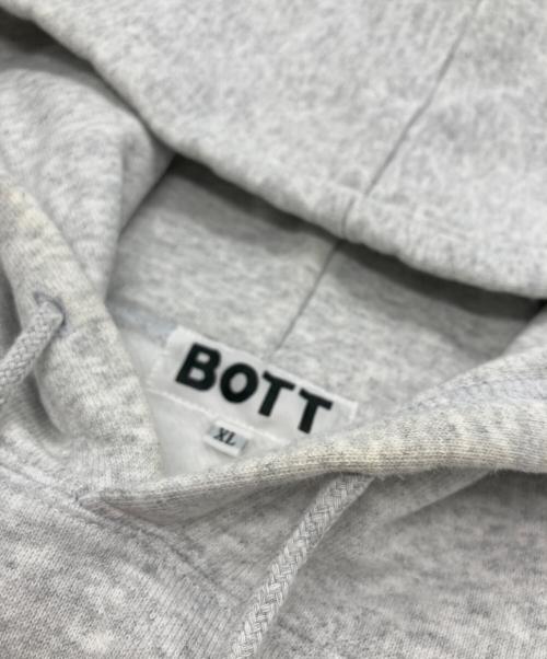 BoTT（ボット）BoTT (ボット) LOVE BOTT Pullover Hood Sweatshirt/ボット プルオーバーフーディ スウェット グレー サイズ:XLの古着・服飾アイテム