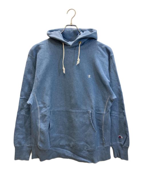 Champion（チャンピオン）Champion (チャンピオン) 90s リバースウィーブパーカー ブルー サイズ:XLの古着・服飾アイテム