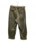 BEAMS (ビームス) 2Pleats Corduroy パンツ グリーン サイズ:M：5000円