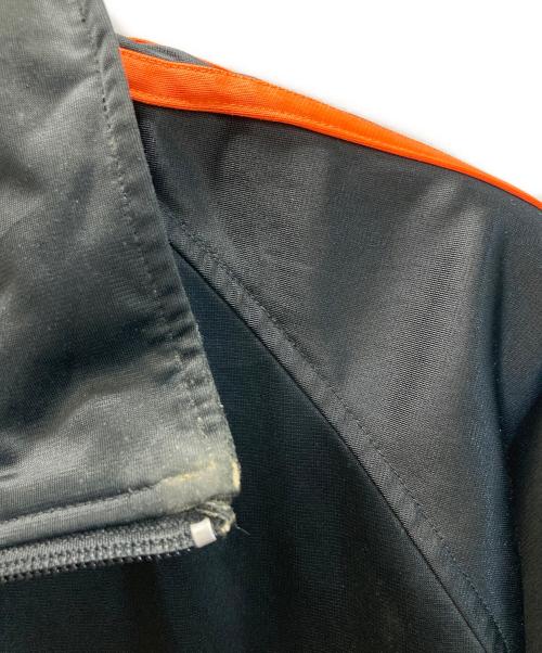 adidas（アディダス）adidas (アディダス) トラックジャケット ブラック×オレンジ サイズ:Mの古着・服飾アイテム
