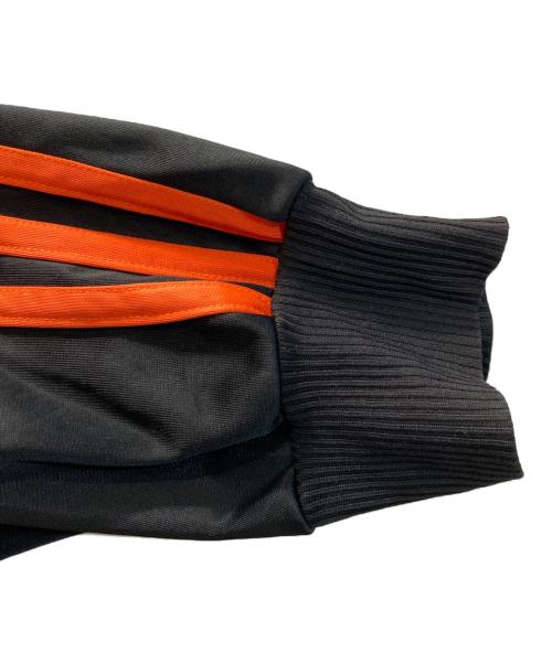 adidas（アディダス）adidas (アディダス) トラックジャケット ブラック×オレンジ サイズ:Mの古着・服飾アイテム