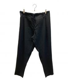 YANTOR（ヤントル）の古着「Torowool Tie Pants」｜ブラック