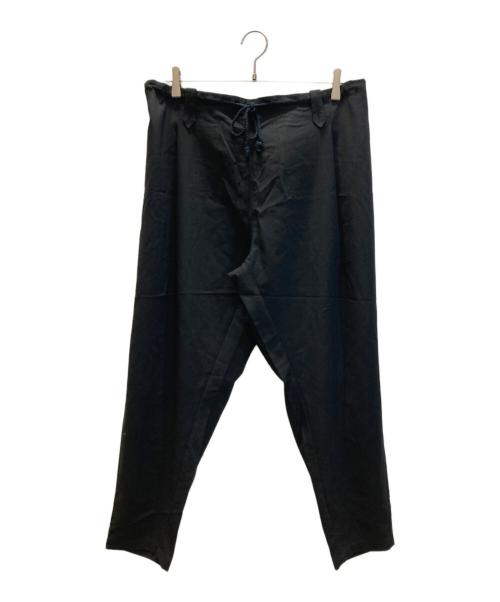 YANTOR（ヤントル）YANTOR (ヤントル) Torowool Tie Pants ブラック サイズ:Mの古着・服飾アイテム