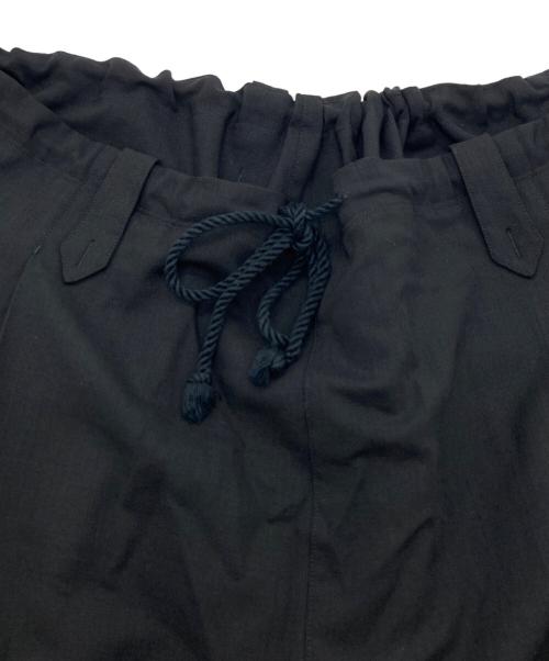 YANTOR（ヤントル）YANTOR (ヤントル) Torowool Tie Pants ブラック サイズ:Mの古着・服飾アイテム