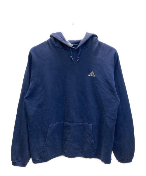 adidas（アディダス）adidas (アディダス) 90s プルオーバーパーカー ネイビー サイズ:Lの古着・服飾アイテム