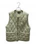 stussy（ステューシー）の古着「DIAMOND QUILTED VEST ダイアモンド キルティングベスト」｜グリーン