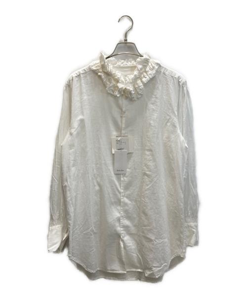 Spick and Span（スピック＆スパン）Spick and Span (スピックアンドスパン) crinkle crinkle crinkle (クリンクル クリンクル クリンクル) コットンフリルカラーシャツ ホワイト サイズ:SIZE Free 未使用品の古着・服飾アイテム