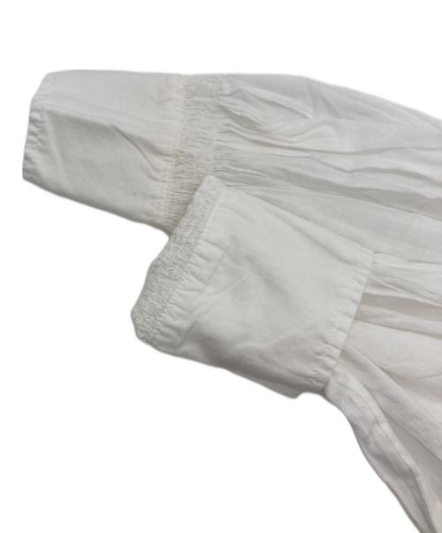 Spick and Span（スピック＆スパン）Spick and Span (スピックアンドスパン) crinkle crinkle crinkle (クリンクル クリンクル クリンクル) コットンフリルカラーシャツ ホワイト サイズ:SIZE Free 未使用品の古着・服飾アイテム