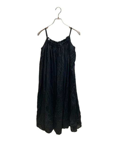 Spick and Span（スピック＆スパン）Spick and Span (スピック＆スパン) HYU ギャザーワンピース ブラック サイズ:SIZE 36 未使用品の古着・服飾アイテム