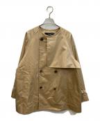 JOURNAL STANDARDジャーナルスタンダード）の古着「C/PEギャバ N/Cショートトレンチ」｜ベージュ