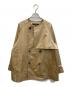 JOURNAL STANDARD（ジャーナルスタンダード）の古着「C/PEギャバ N/Cショートトレンチ」｜ベージュ