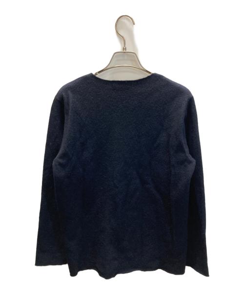 tricot COMME des GARCONS（トリココムデギャルソン）tricot COMME des GARCONS (トリココムデギャルソン) 90s 縮絨ウール 渦巻ニット ブラック サイズ:記載なしの古着・服飾アイテム