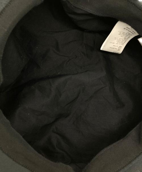 kijima takayuki（キジマタカユキ）KIJIMA TAKAYUKI (キジマタカユキ) POLY CHINO FLAT BIG CASQUETTE/ ポリチノフラットビッグキャスケット ブラック サイズ:2の古着・服飾アイテム