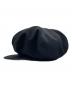 KIJIMA TAKAYUKI (キジマタカユキ) POLY CHINO FLAT BIG CASQUETTE/ ポリチノフラットビッグキャスケット ブラック サイズ:2：8000円