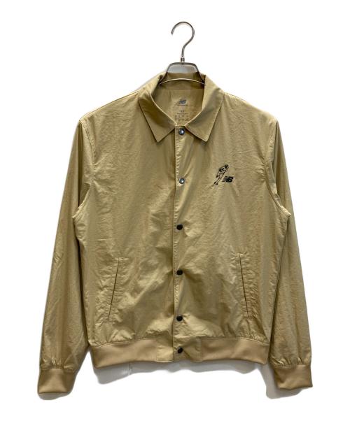 NEW BALANCE（ニューバランス）NEW BALANCE (ニューバランス) Shohei Signature Woven Nylon Jacket / ショウヘイ シグネチャー ウーブン ナイロン ジャケット ベージュ サイズ:SIZE XSの古着・服飾アイテム