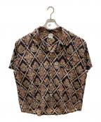 bunari×JOURNAL STANDARD relumeブナリ×ジャーナルスタンダード レリューム）の古着「別注KALAMKARI シャツ」｜ブラウン