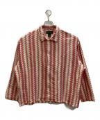 JOURNAL STANDARD relumeジャーナルスタンダード レリューム）の古着「INDIA COTTON クロシェシャツ」｜レッド