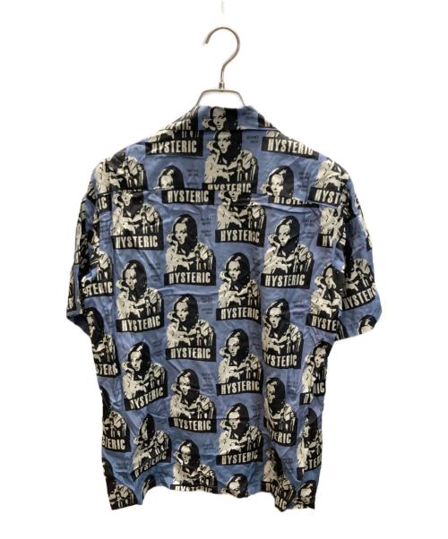 Hysteric Glamour（ヒステリックグラマー）Hysteric Glamour (ヒステリックグラマー) HYSTERIC FICTION アロハシャツ ブルー サイズ:SIZE Mの古着・服飾アイテム