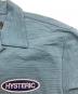 中古・古着 Hysteric Glamour (ヒステリックグラマー) OVAL SIGN FOR BAD GIRL シャツ ブルー サイズ:SIZE M：9000円