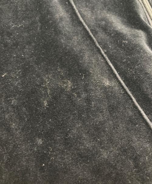 Needles（ニードルズ）Needles (ニードルズ) Narrow Track Pant - C/Pe Velour / ナロートラックパンツ ブラック×ブルー サイズ:Mの古着・服飾アイテム