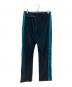 Needles (ニードルズ) Narrow Track Pant - C/Pe Velour / ナロートラックパンツ ブラック×ブルー サイズ:M：14000円