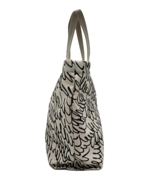 mina perhonen（ミナ ペルホネン）mina perhonen (ミナ ペルホネン) lululu ハンドバッグ ホワイトの古着・服飾アイテム