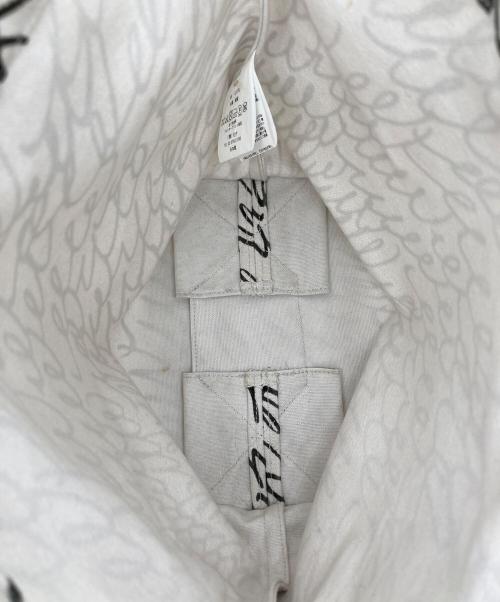 mina perhonen（ミナ ペルホネン）mina perhonen (ミナ ペルホネン) lululu ハンドバッグ ホワイトの古着・服飾アイテム