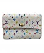 LOUIS VUITTONルイ ヴィトン）の古着「ポルトフォイユ アレクサンドラ 3つ折り財布」｜マルチカラー