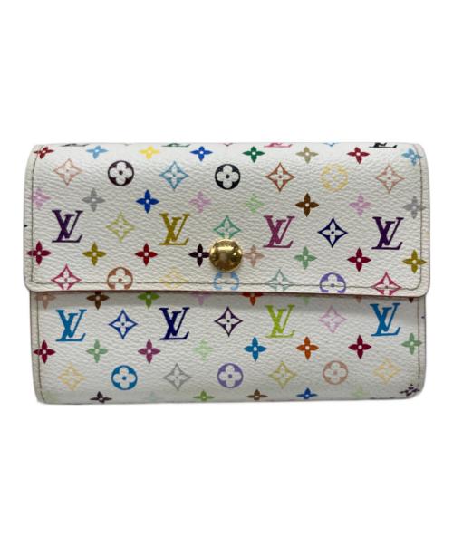 LOUIS VUITTON（ルイ ヴィトン）LOUIS VUITTON (ルイ ヴィトン) ポルトフォイユ アレクサンドラ 3つ折り財布 マルチカラーの古着・服飾アイテム