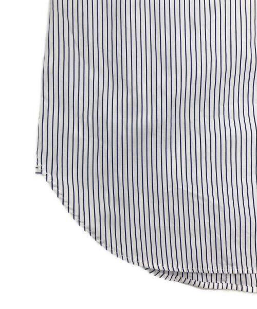 ticca（ティッカ）TICCA (ティッカ) バックレースアップ ストライプシャツ ネイビー×ホワイト サイズ:SIZE Freeの古着・服飾アイテム