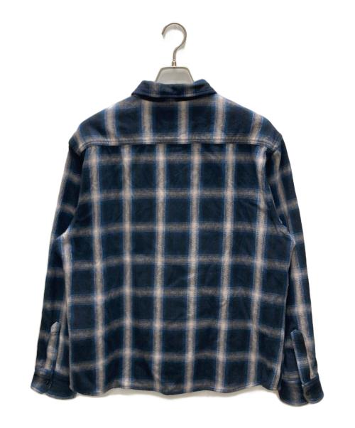 BIG MIKE（ビックマイク）BIG MIKE (ビックマイク) HEAVY FLANNEL SHIRTS ブルー×ホワイト サイズ:SIZE XLの古着・服飾アイテム