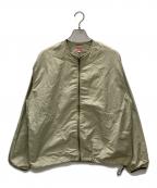 BIG MIKEビックマイク）の古着「No Collare Full Zip  JACKET」｜グリーン