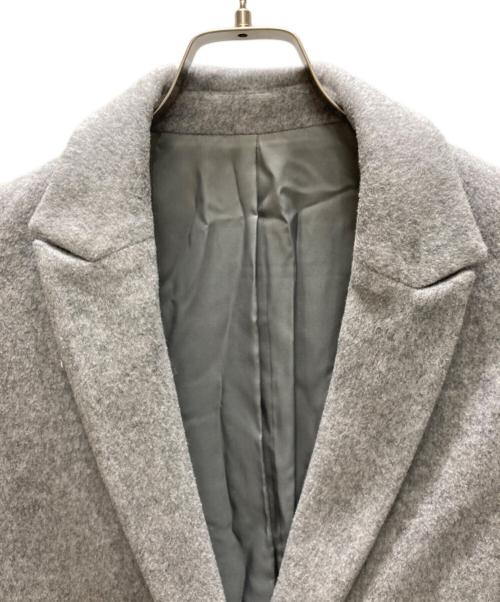 allureville（アルアバイル）allureville (アルアバイル) カシミヤ混ウールコート グレー サイズ:1の古着・服飾アイテム
