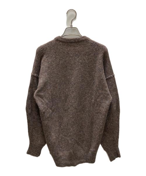 wa...Lance（ワランス）wa...Lance (ワランス) リサイクルカシミヤミックスニットプルオーバー ブラウン サイズ:SIZE Freeの古着・服飾アイテム