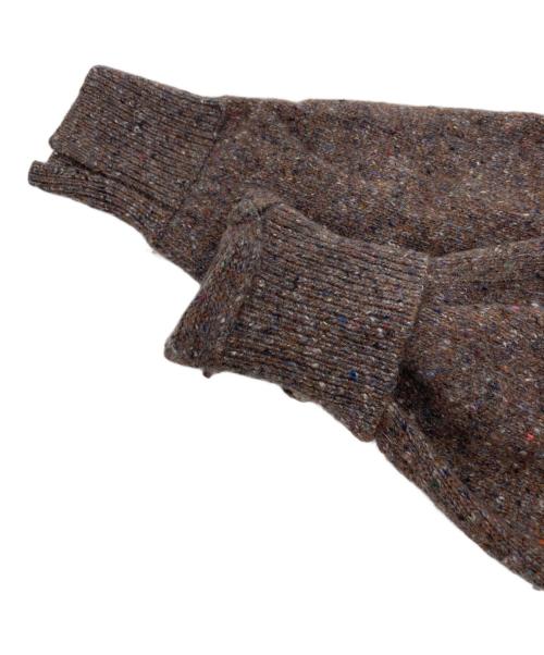 wa...Lance（ワランス）wa...Lance (ワランス) リサイクルカシミヤミックスニットプルオーバー ブラウン サイズ:SIZE Freeの古着・服飾アイテム