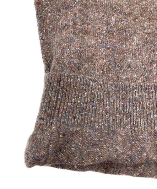 wa...Lance（ワランス）wa...Lance (ワランス) リサイクルカシミヤミックスニットプルオーバー ブラウン サイズ:SIZE Freeの古着・服飾アイテム