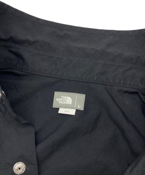 THE NORTH FACE（ザ ノース フェイス）THE NORTH FACE (ザ ノース フェイス) ロングスリーブヌプシシャツ ブルー×ブラック サイズ:SIZE Lの古着・服飾アイテム