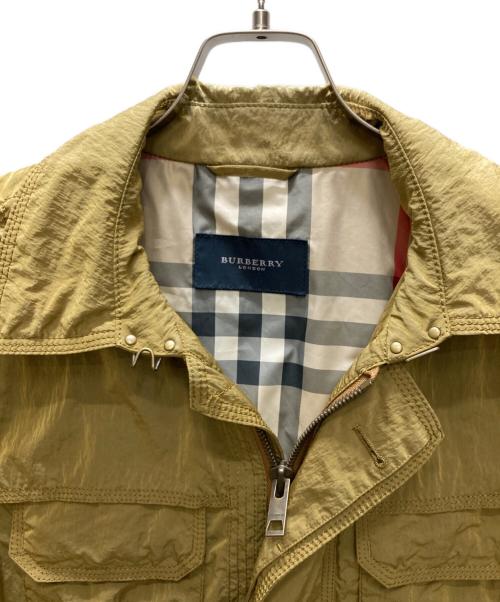 BURBERRY LONDON（バーバリーロンドン）BURBERRY LONDON (バーバリーロンドン) ナイロンジャケット ブラウン サイズ:SIZE Lの古着・服飾アイテム