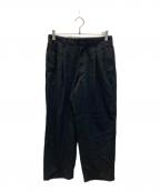 ISSEY MIYAKE MENイッセイミヤケメン）の古着「90s ウールタックテーパードパンツ」｜ブラック