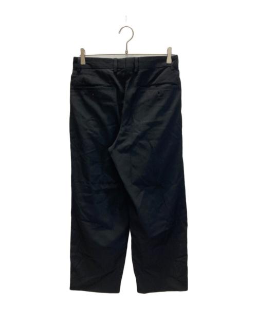 ISSEY MIYAKE MEN（イッセイミヤケメン）ISSEY MIYAKE MEN (イッセイミヤケメン) 90s ウールタックテーパードパンツ ブラック サイズ:Mの古着・服飾アイテム