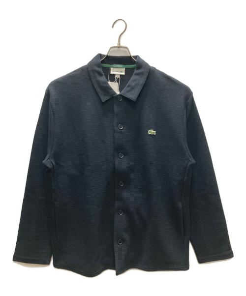 LACOSTE（ラコステ）LACOSTE (ラコステ) JOURNAL STANDARD relume (ジャーナルスタンダード レリューム) 別注ヘビーピケシャツジャケット ネイビー サイズ:FR 5/US L 未使用品の古着・服飾アイテム