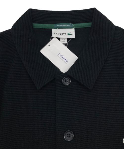 LACOSTE（ラコステ）LACOSTE (ラコステ) JOURNAL STANDARD relume (ジャーナルスタンダード レリューム) 別注ヘビーピケシャツジャケット ネイビー サイズ:FR 5/US L 未使用品の古着・服飾アイテム