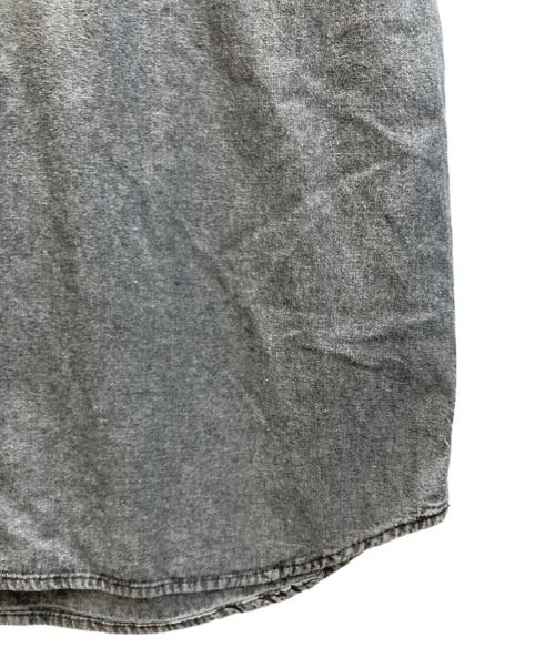 stussy（ステューシー）stussy (ステューシー) プルオーバーシャンブレー シャツ ブラック サイズ:SIZE Lの古着・服飾アイテム