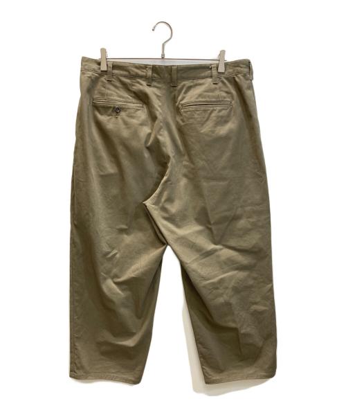 BEAMS PLUS（ビームスプラス）BEAMS PLUS (ビームスプラス) 2 Pleats Twill チノパンツ オリーブ サイズ:SIZE XLの古着・服飾アイテム